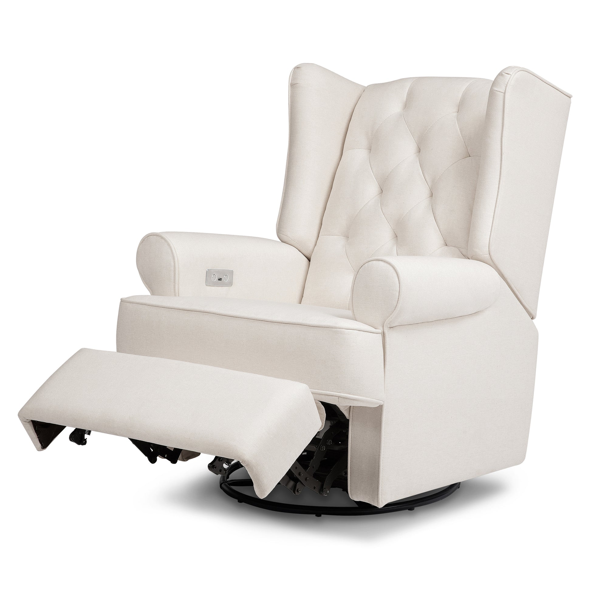 M21987PCMEW,Harbour Power Recliner in Performance Cream Eco-Weave