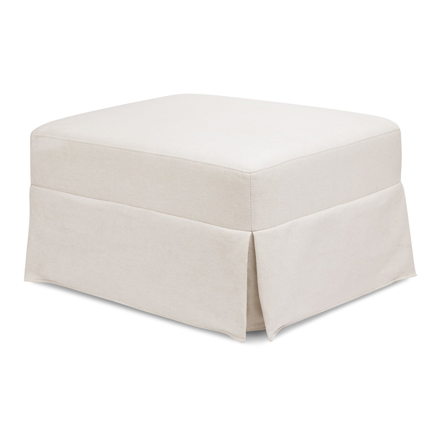 M21785PCMEW,Crawford Gliding Ottoman in Performance Cream Eco-Weave