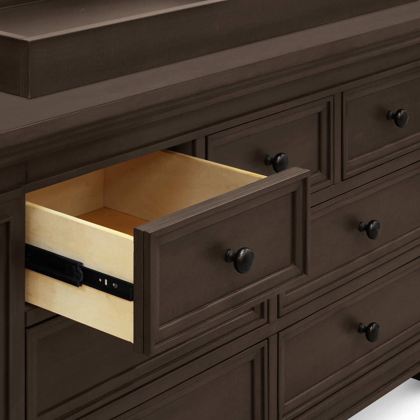 M7616TR,Classic Double-Wide Dresser in Truffle