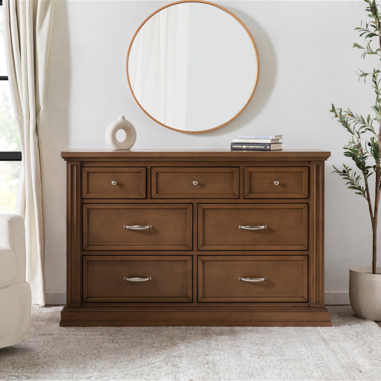 M18316DB,Durham 7-Drawer Dresser in Derby Brown