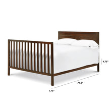 M5789Q,Hidden Hardware Twin/Full Size Bed Conversion Kit In Espresso Finish