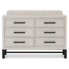 B25816WDF,Newbern 6-Drawer Assembled Dresser in White Driftwood