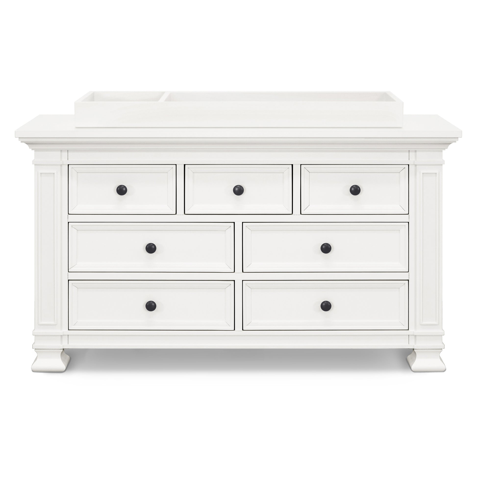 M7616RW,Classic Double-Wide Dresser in Warm White