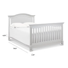 M5789DG,Hidden Hardware Twin/Full Size Bed Conversion Kit in Cloud Grey