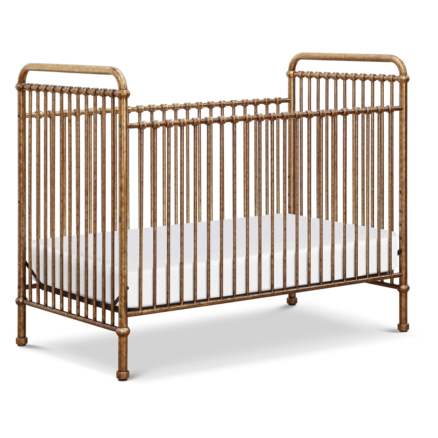 M15501VG,Abigail 3-in-1 Convertible Crib in Vintage Gold