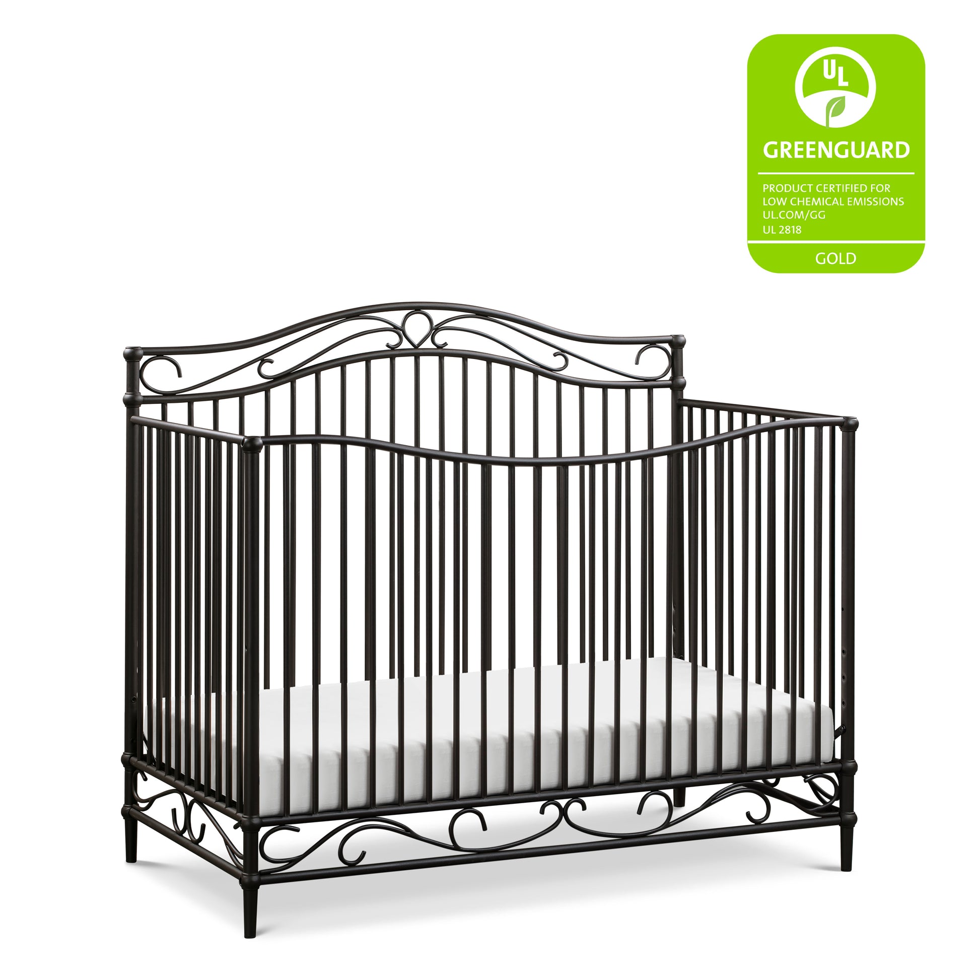 M21501UR,Noelle 4-in-1 Convertible Crib in Vintage Iron