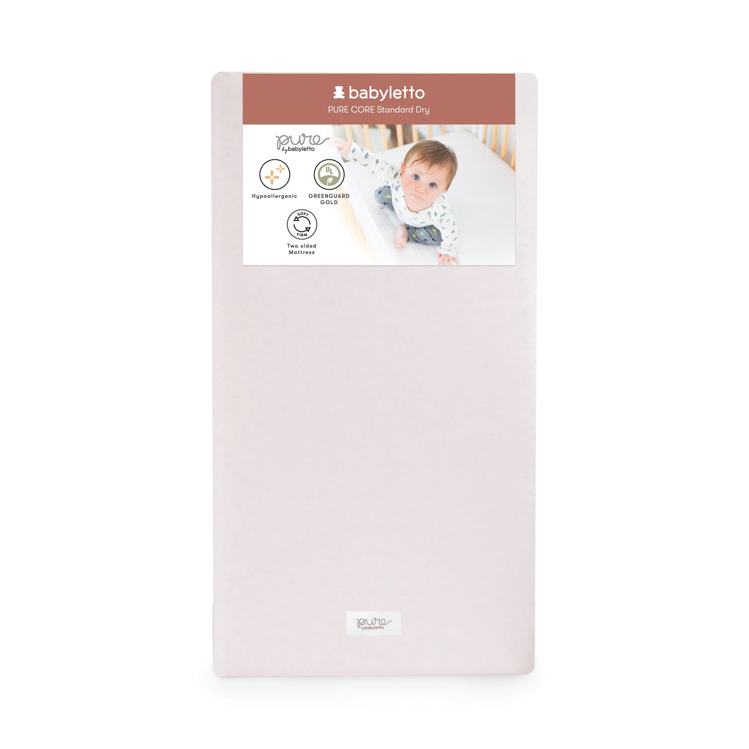 M5322BB,Pure Core Non-Toxic Crib Mattress w/Dry Waterproof Cover