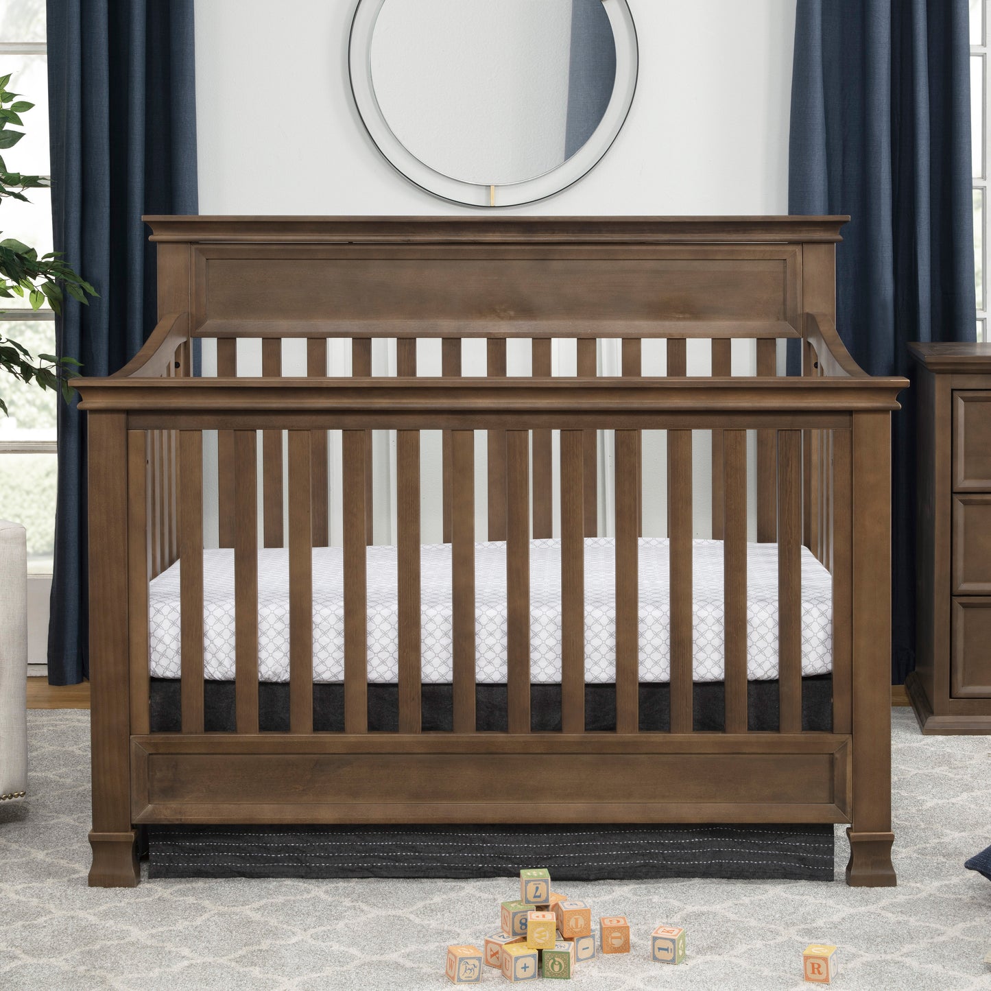 M3901MO,Foothill 4-in-1 Convertible Crib in Mocha