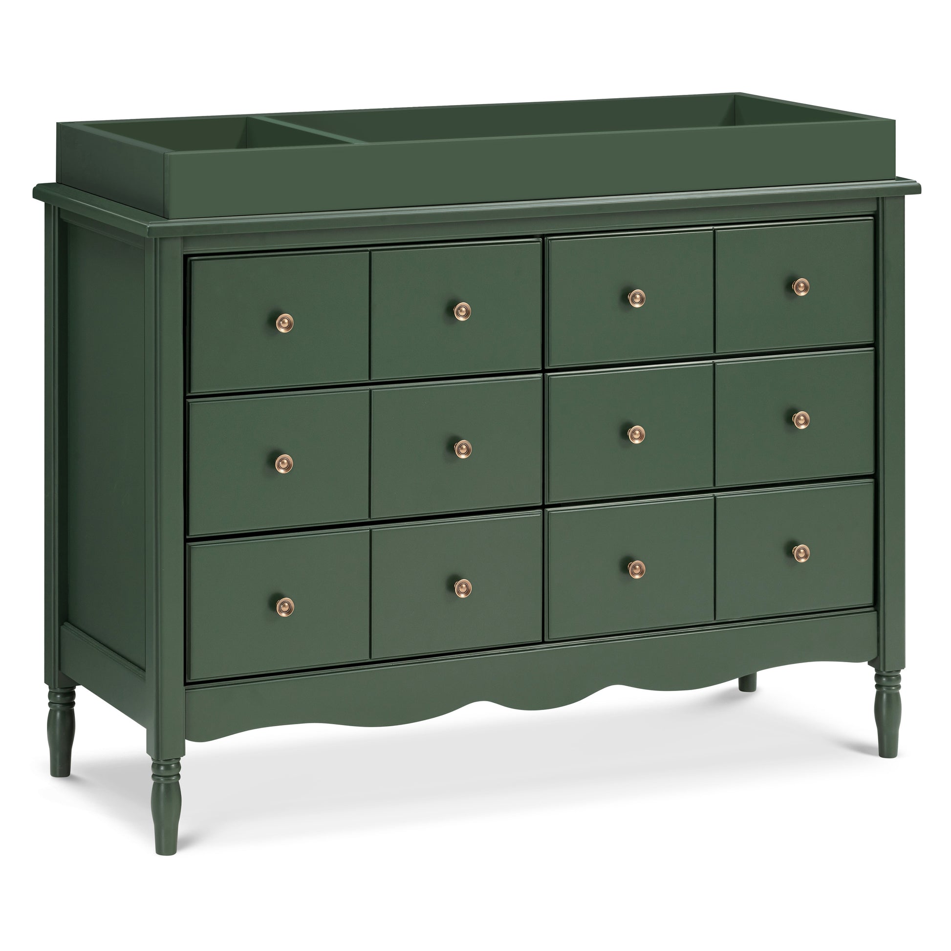 M7116FRGR,Liberty 6-Drawer Assembled Dresser in Forest Green