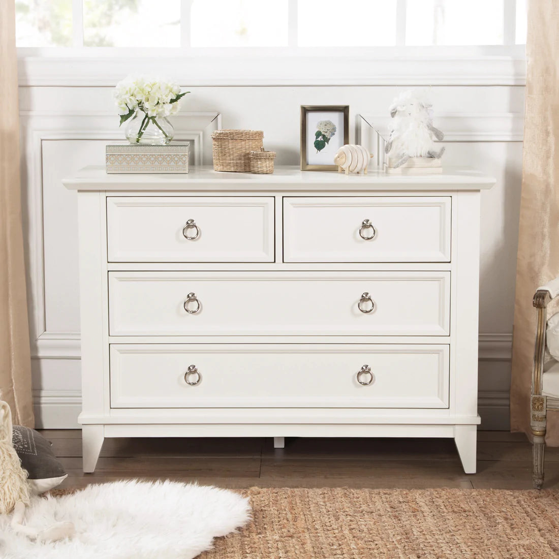 Emma Regency 4-Drawer Assembled Dresser