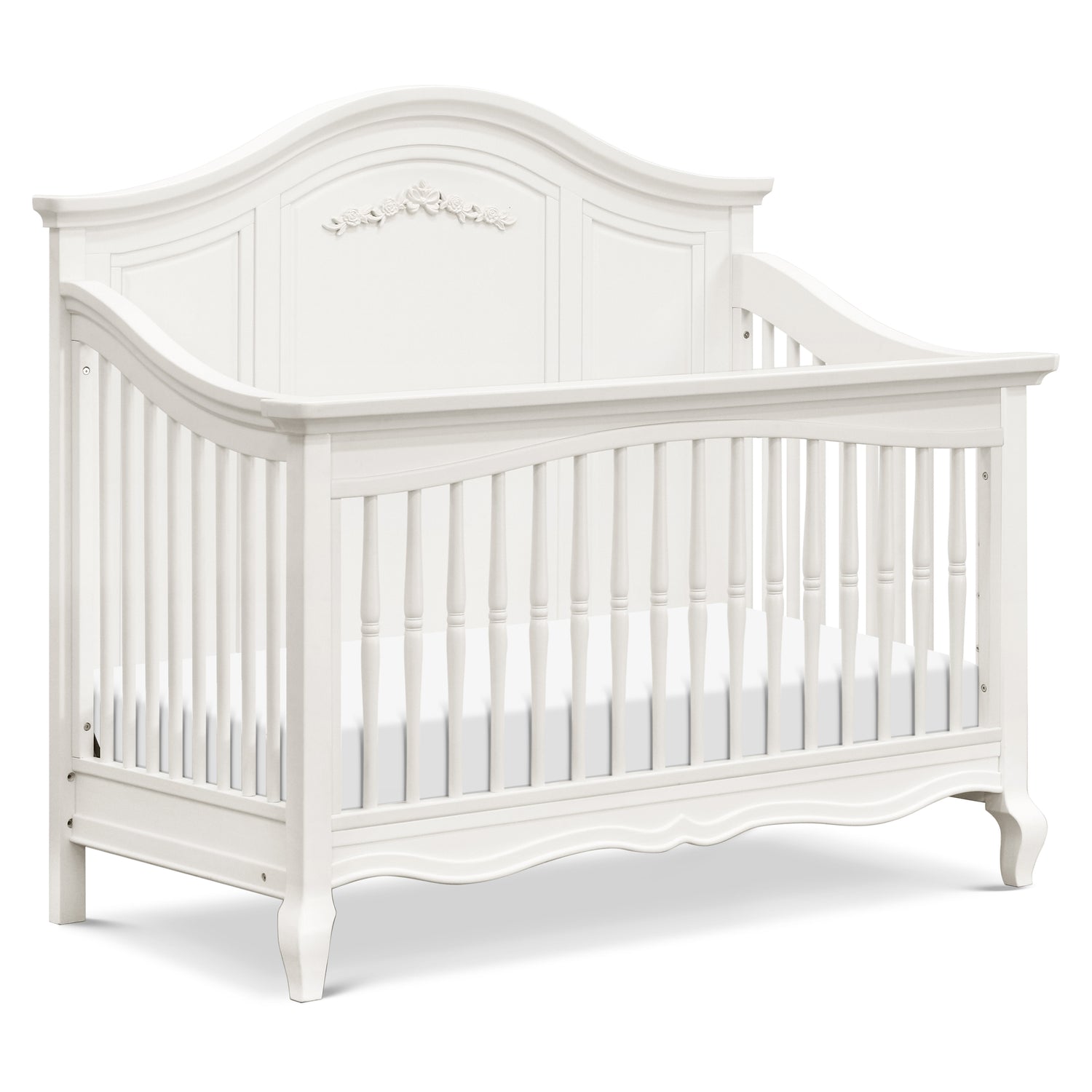 B19601RW,Mirabelle 4-in-1 Convertible Crib in Warm White