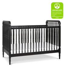 M7101B,Liberty 3-in-1 Convertible Spindle Crib w/Toddler Bed Conversion Kit in Black