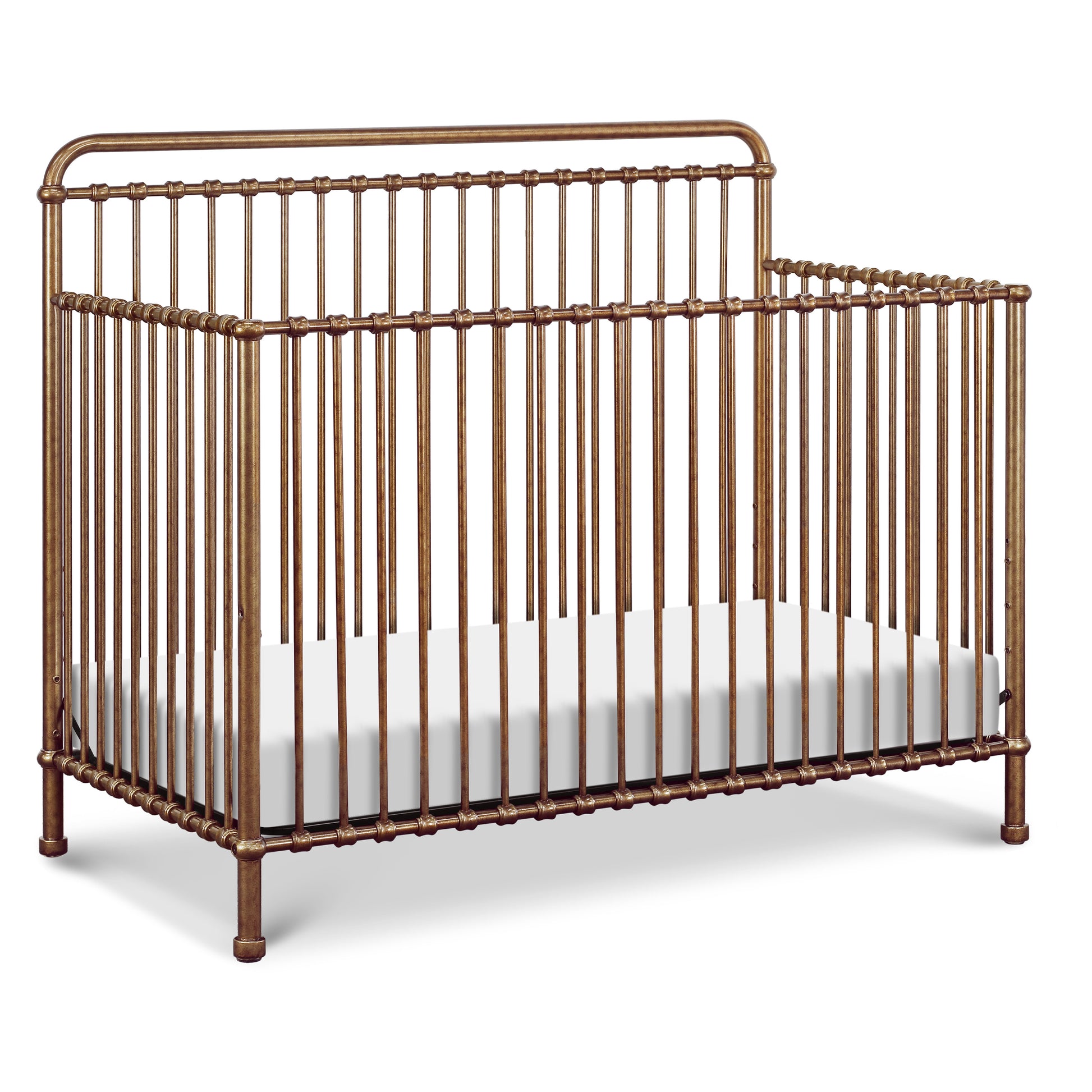 M15301VG,Winston 4-in-1 Convertible Crib in Vintage Gold