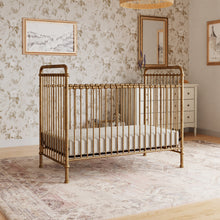 M15501VG,Abigail 3-in-1 Convertible Crib in Vintage Gold