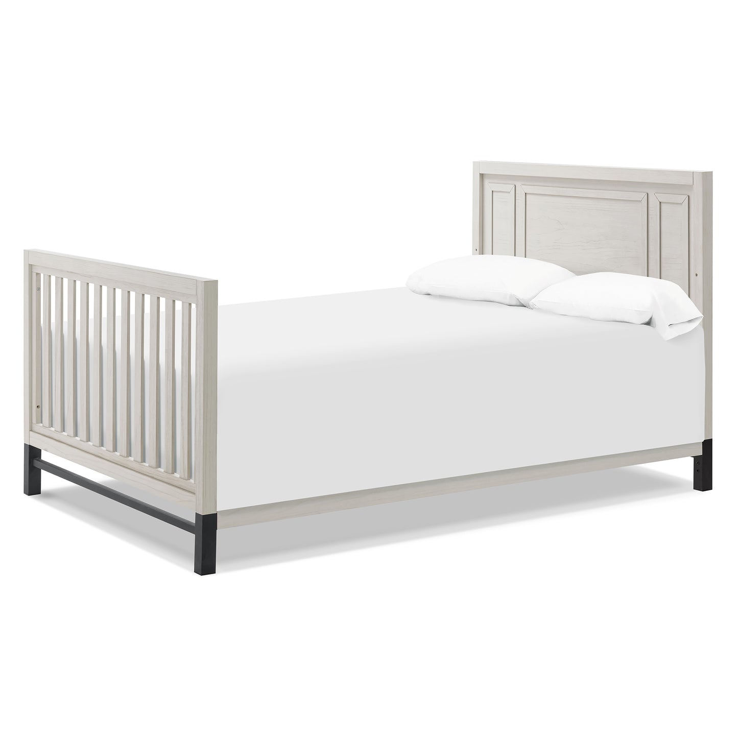 M7689WDF,Full Size Bed Conversion Kit in White Driftwood