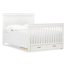 M21101HW,Wesley Farmhouse 4-in-1 Convertible Crib in Heirloom White