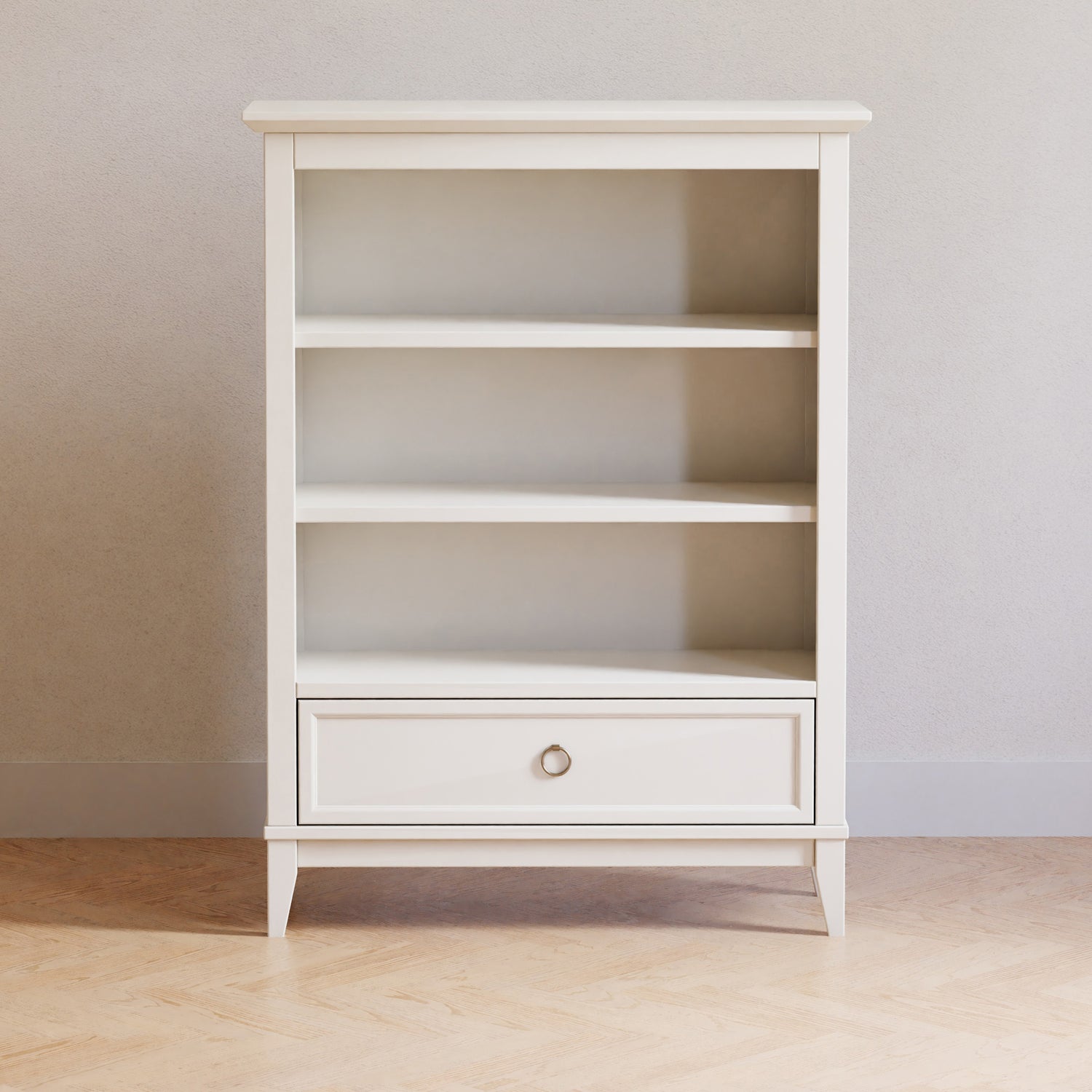 M10714RW,Emma Regency Bookcase in Warm White