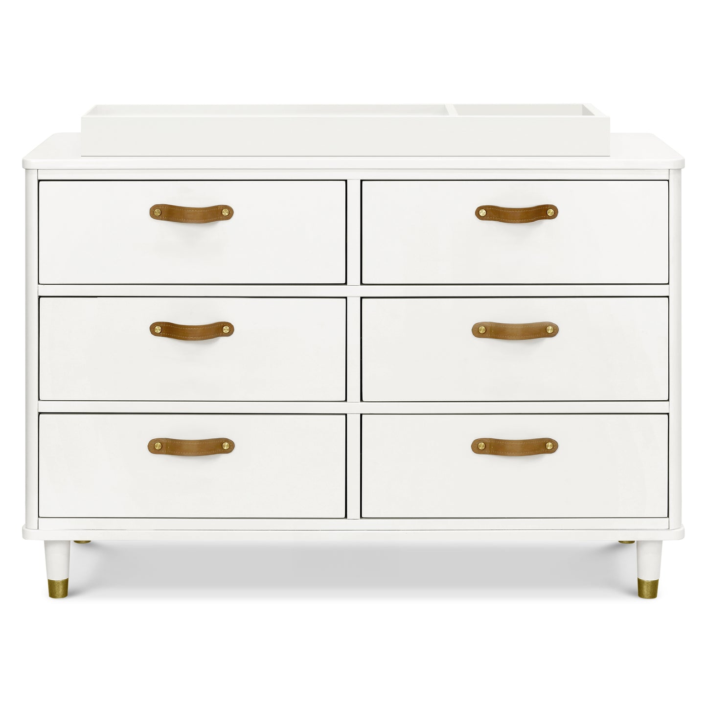 B14316RW,Tanner 6-Drawer Dresser in Warm White