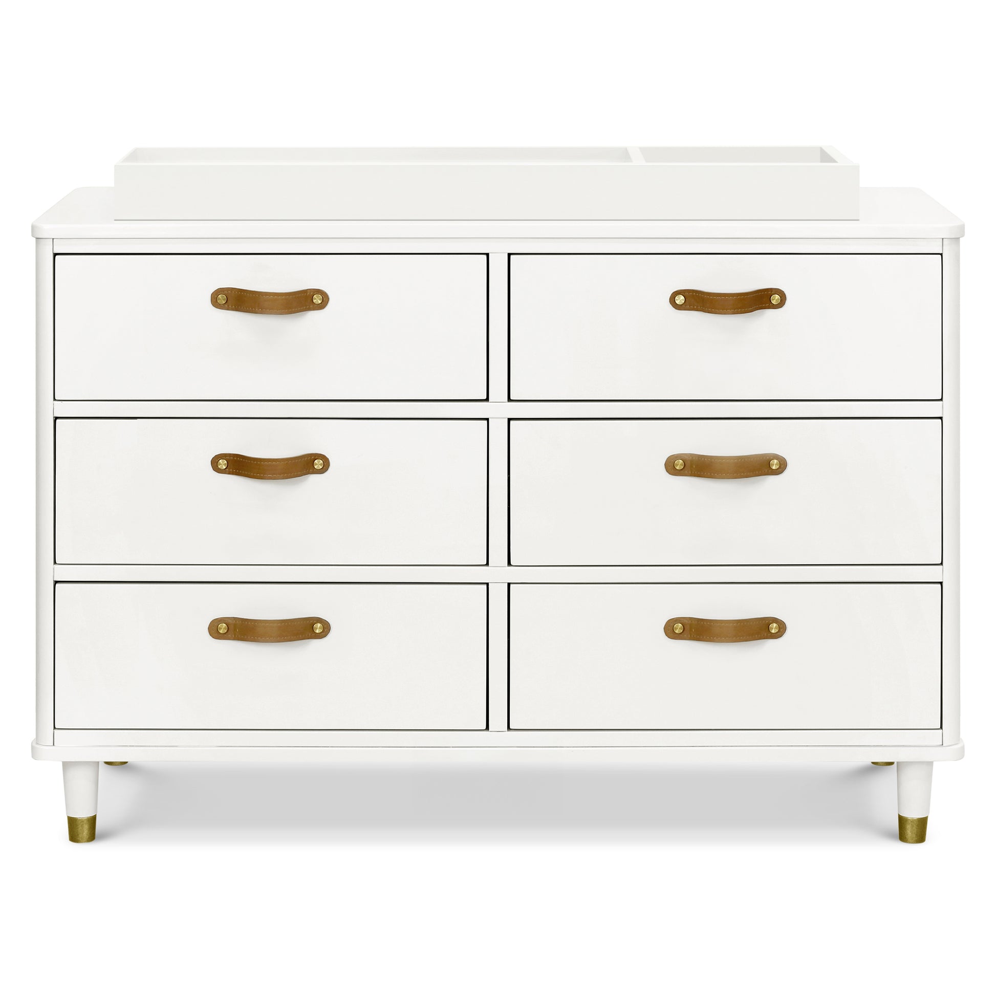 B14316RW,Tanner 6-Drawer Dresser in Warm White