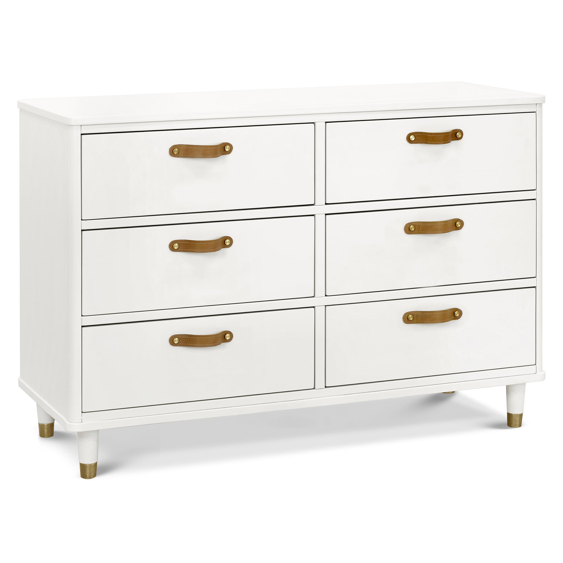 B14316RW,Tanner 6-Drawer Dresser in Warm White