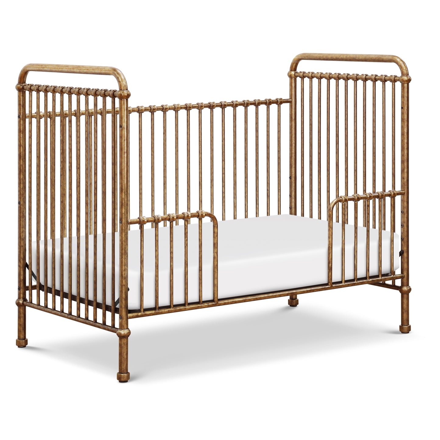 M15501VG,Abigail 3-in-1 Convertible Crib in Vintage Gold