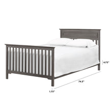 M5789SL,Hidden Hardware Twin/Full Size Bed Conversion Kit In Slate/Manor Grey Finish