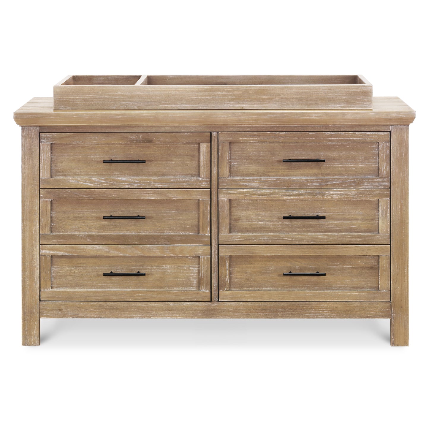 B14516DF,Emory Farmhouse 6-Drawer Dresser in Driftwood Finish