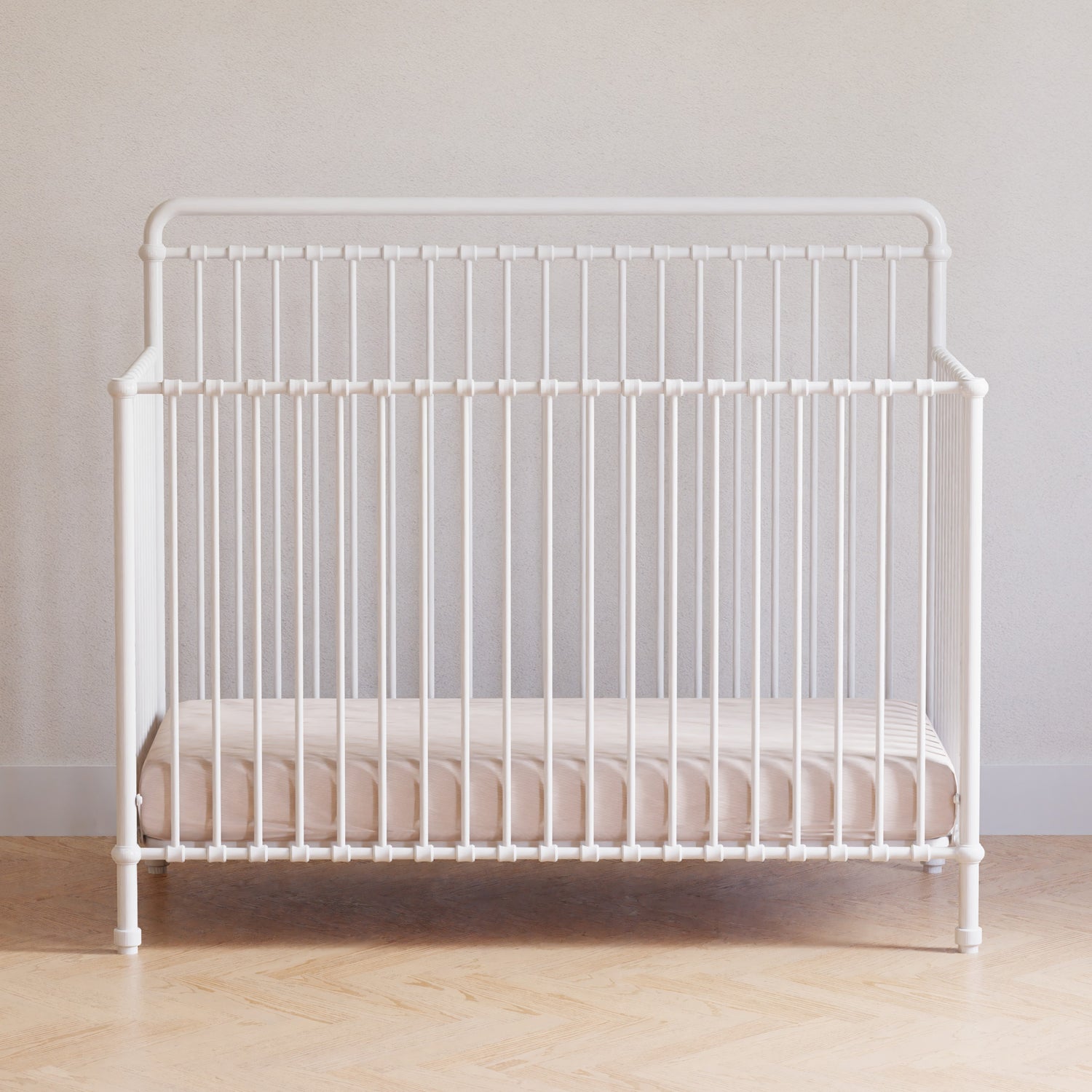 B15301WX,Winston 4-in-1 Convertible Crib in Washed White