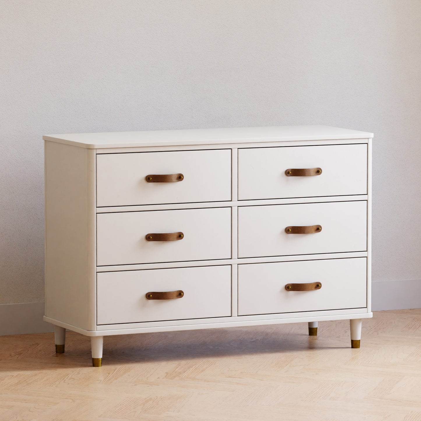 B14316RW,Tanner 6-Drawer Dresser in Warm White