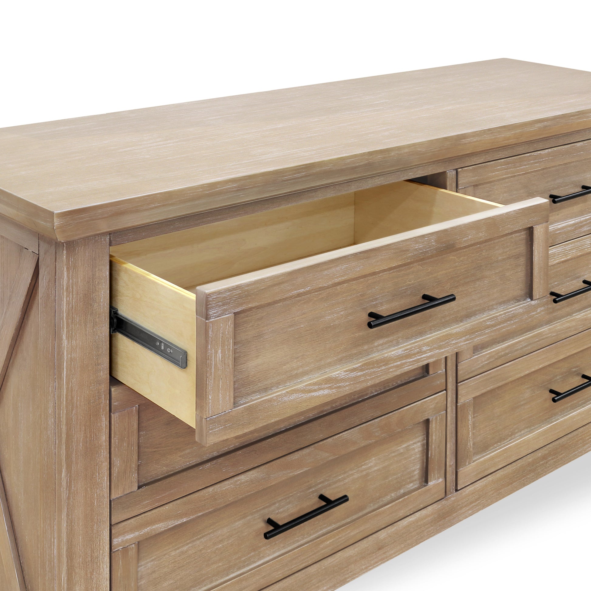 B14516DF,Emory Farmhouse 6-Drawer Dresser in Driftwood Finish