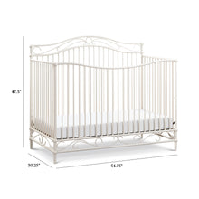 M21501VWH,Noelle 4-in-1 Convertible Crib in Vintage White