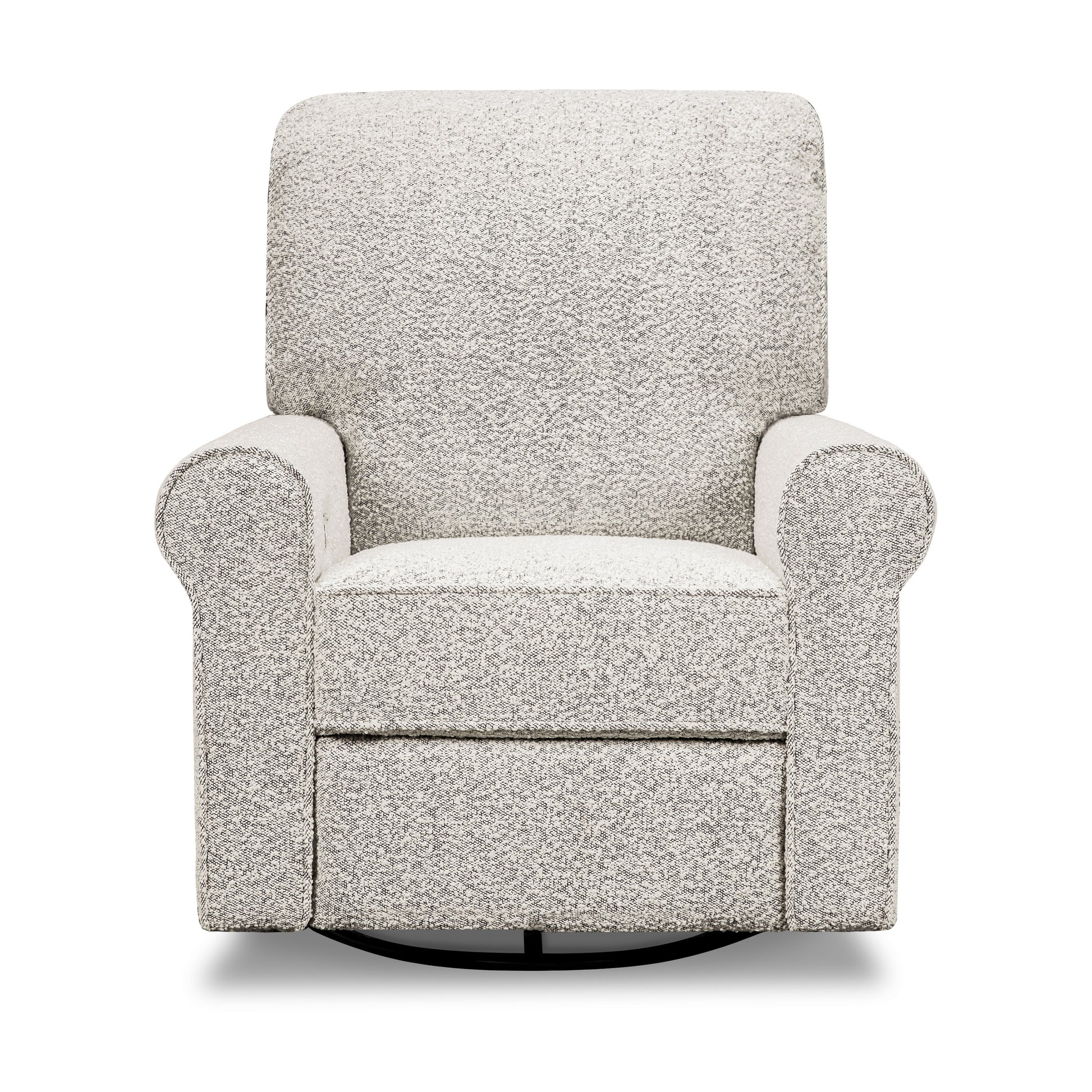 B17787BWB,Monroe Pillowback Power Recliner in Black White Boucle