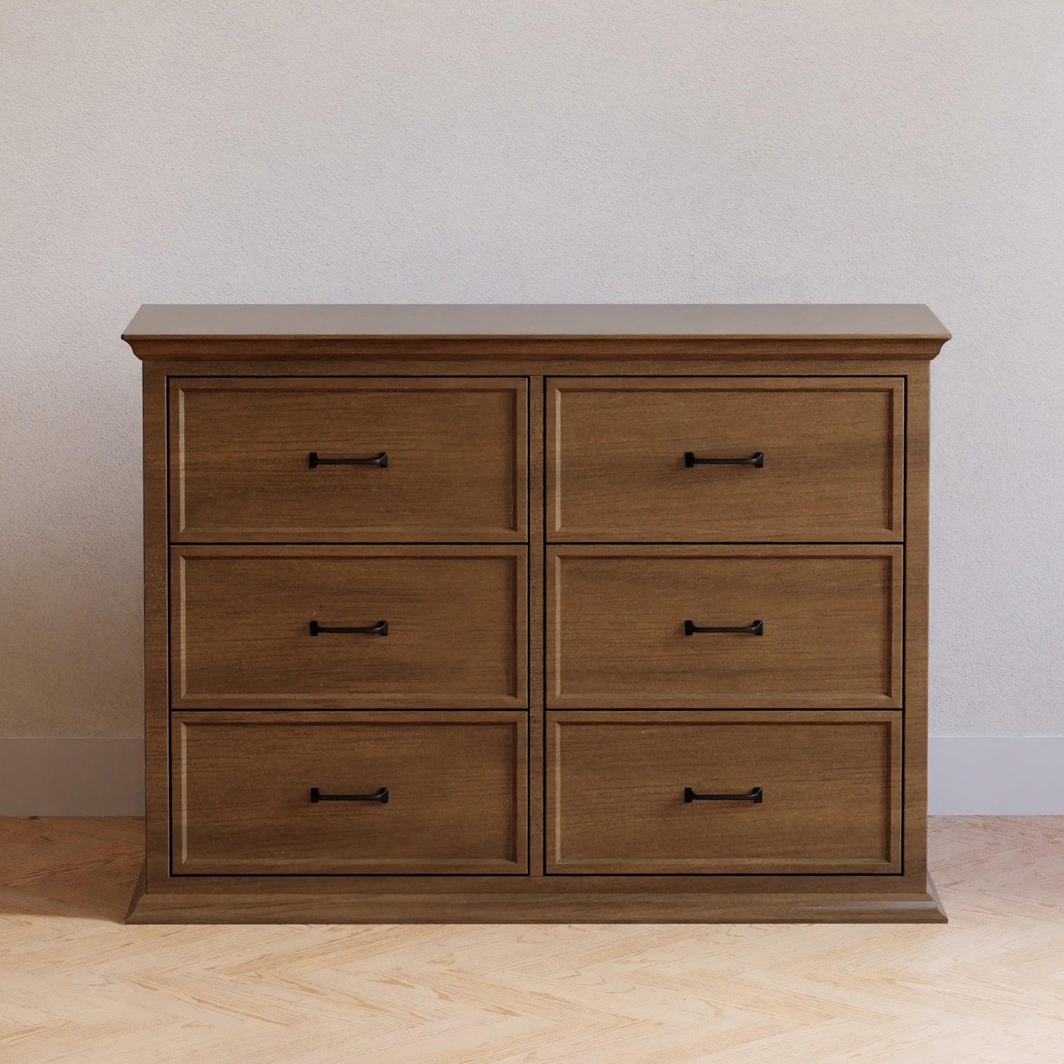 M3916MO,Foothill-Louis 6-Drawer Dresser in Mocha