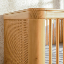 M23701HYHC,Marin with Cane 3-in-1 Convertible Crib in Honey and Honey Cane