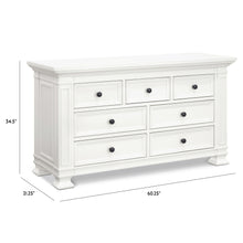 M7616RW,Classic Double-Wide Dresser in Warm White