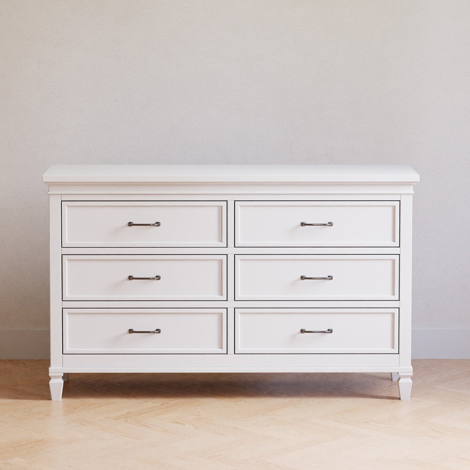 M15816RW,Darlington 6-Drawer Dresser in Warm White