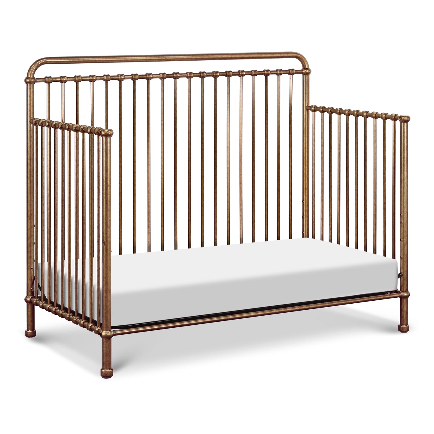 M15301VG,Winston 4-in-1 Convertible Crib in Vintage Gold