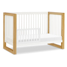 M23301RWHY,Nantucket 3-in-1 Convertible Crib w/Toddler Bed Conversion Kit in Warm White/Honey