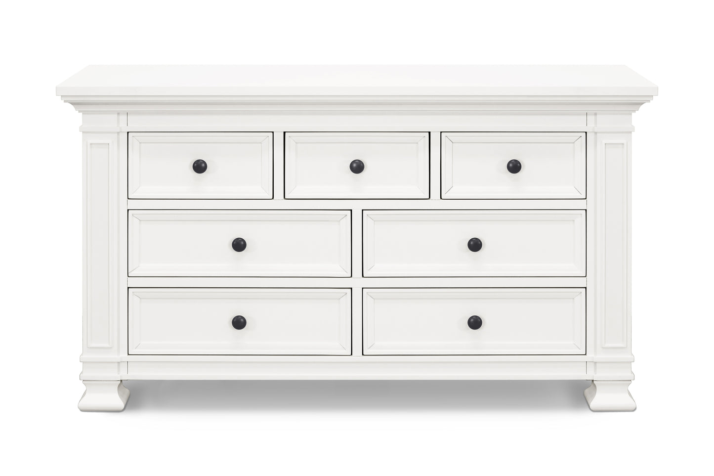 M7616RW,Classic Double-Wide Dresser in Warm White