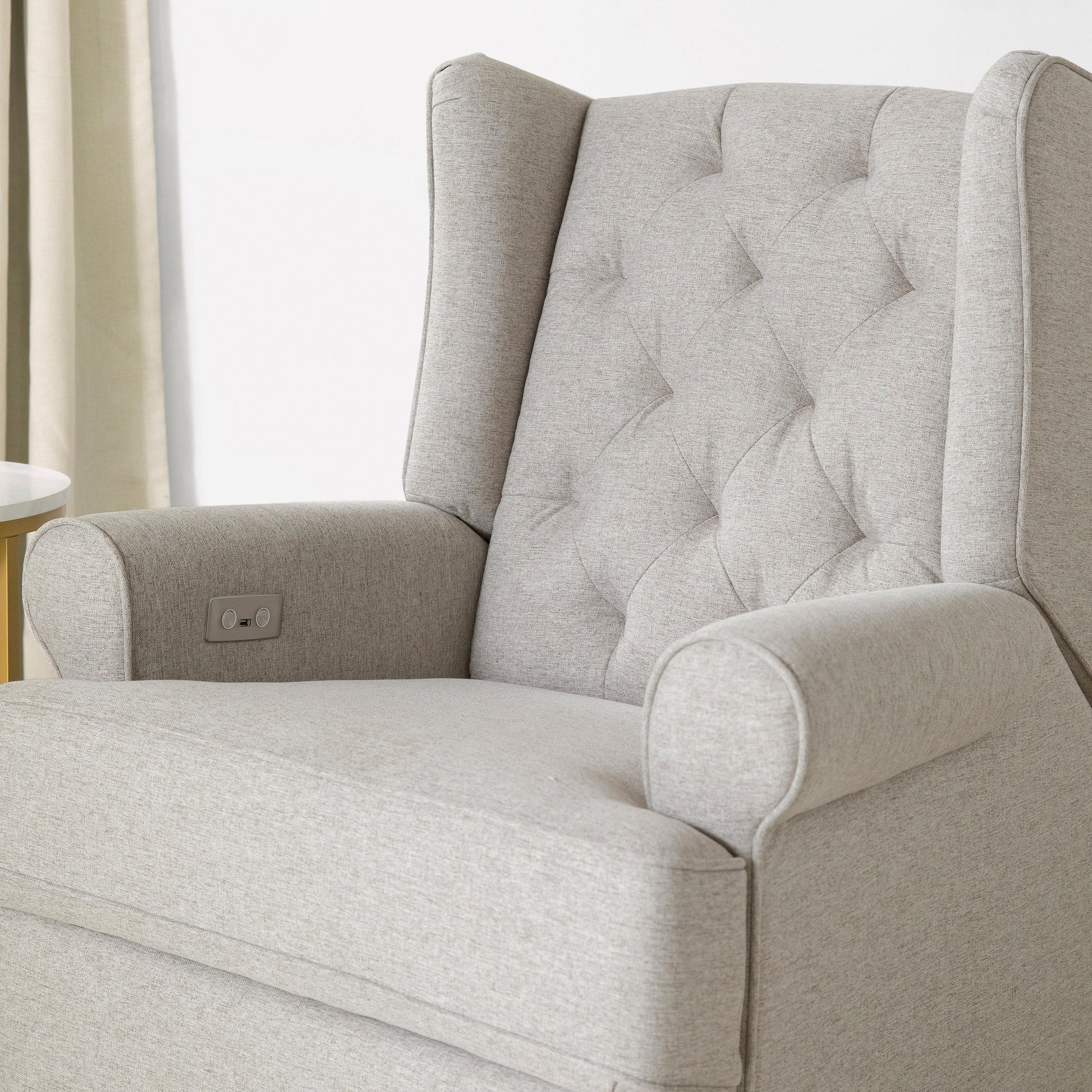 M21987PGEW,Harbour Power Recliner in Performance Grey Eco-Weave