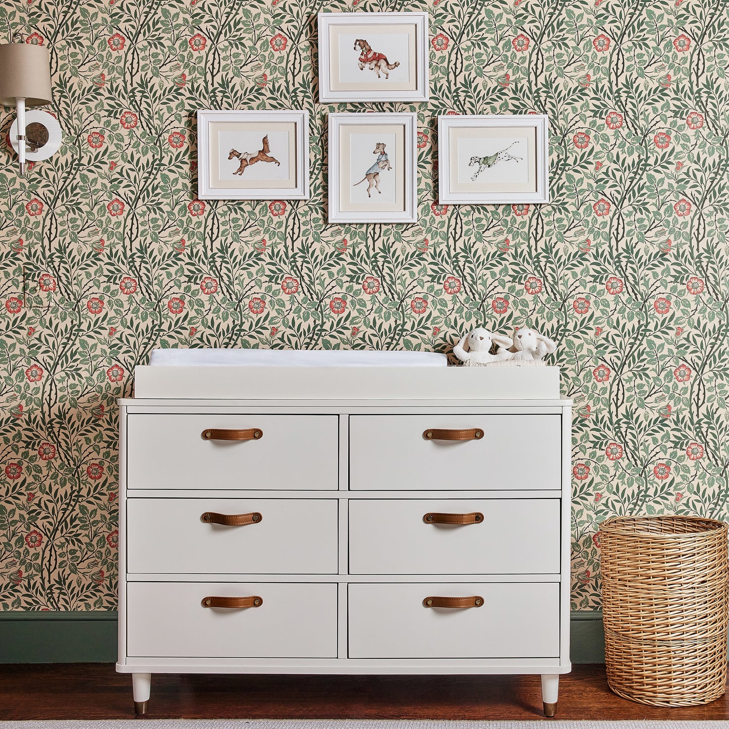 B14316RW,Tanner 6-Drawer Dresser in Warm White