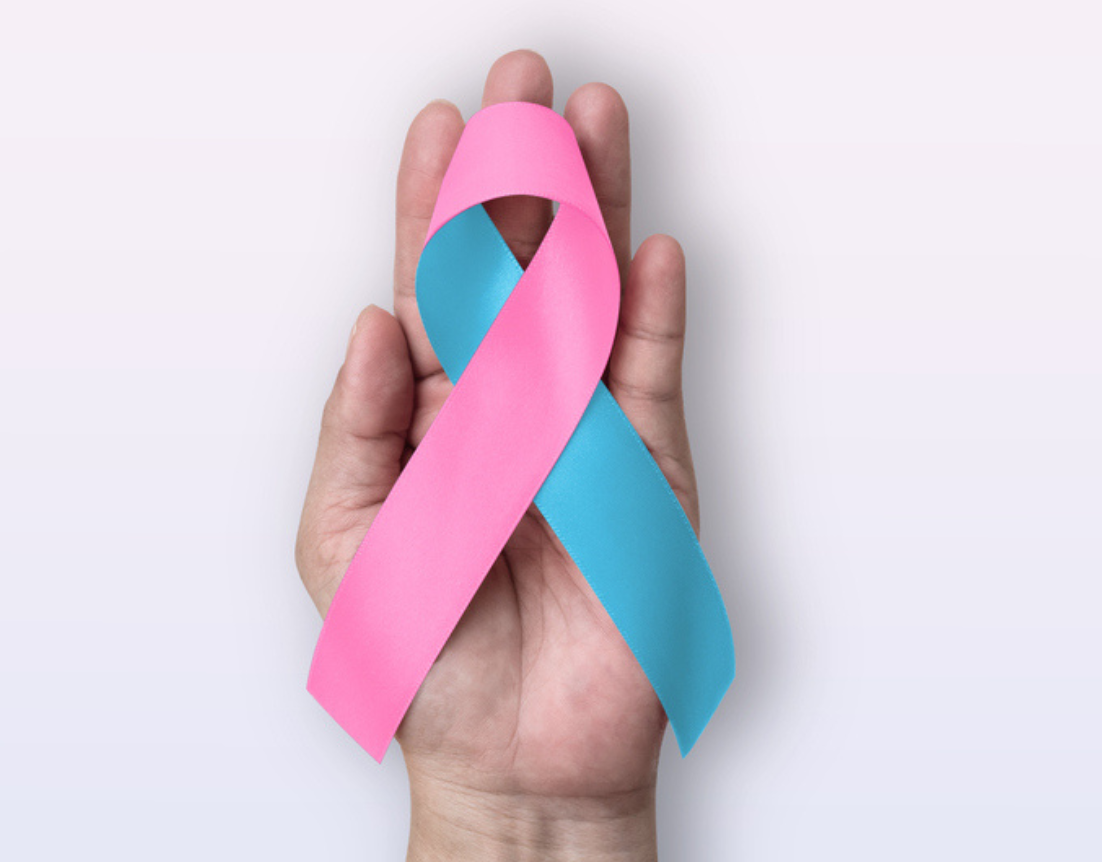 Pink and Blue ribbons are used to commemorate Pregnancy and Infant Loss Awareness Month